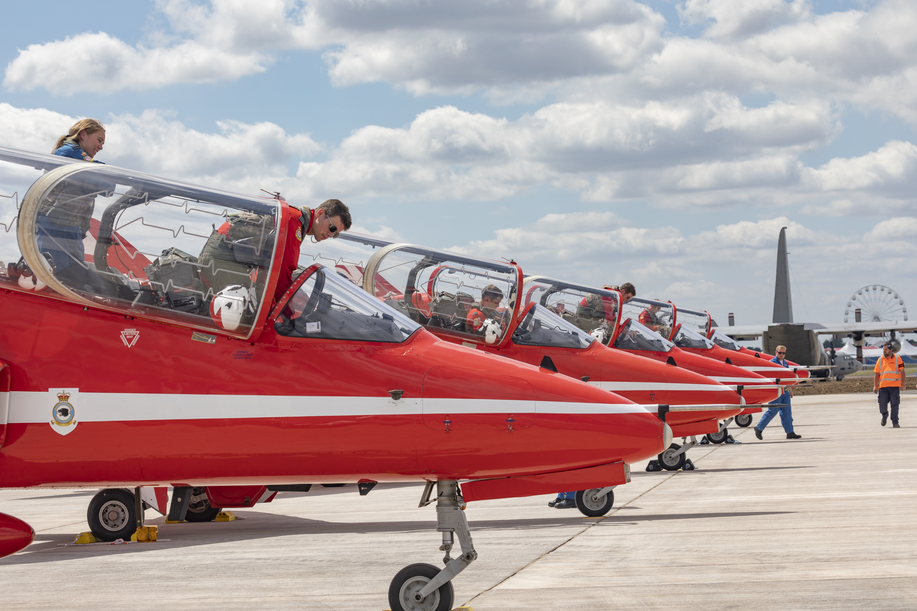 The Red Arrows returned to the Royal Air International Air Tattoo in July. Image by AS1 Abigail Drewett.